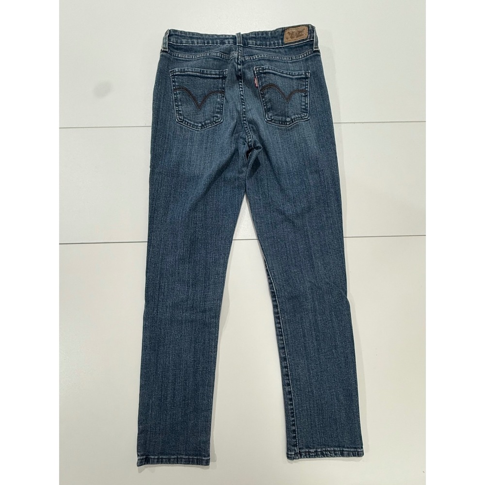 Levi's Womens Mid Rise Skinny Jeans Denim Size 28x32 Stretch Blue 257 - Picture 8 of 12